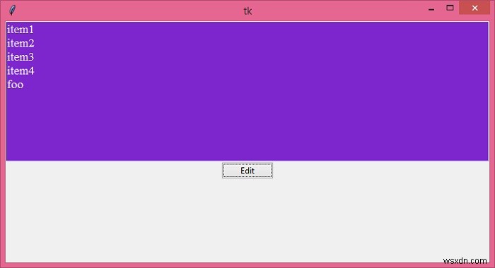 Tkinter 리스트박스(Listbox)에서 특정 항목을 수정하는 방법