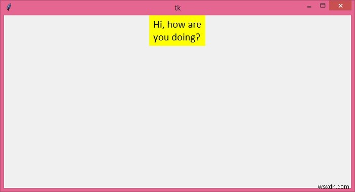 Tkinter 메시지(Message) 위젯 크기 고정하기 – 자동 리사이즈 방지 방법