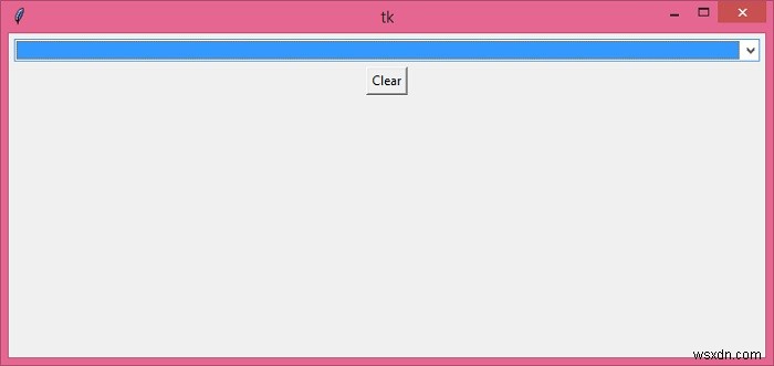 tkinter ttk.Combobox 텍스트 필드를 지우는 방법 – set() 메서드 활용 가이드
