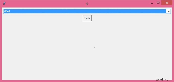 tkinter ttk.Combobox 텍스트 필드를 지우는 방법 – set() 메서드 활용 가이드
