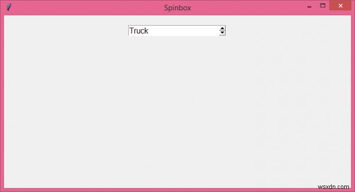 Tkinter Spinbox에서 기본 문자열 값을 설정하는 방법