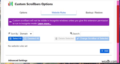 크롬 스크롤바 완벽하게 꾸미기: Custom Scrollbars 확장 프로그램 활용법