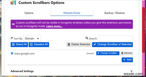크롬 스크롤바 완벽하게 꾸미기: Custom Scrollbars 확장 프로그램 활용법