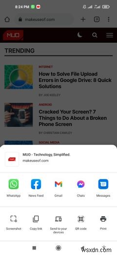 크롬(Chrome)에서 웹페이지 QR 코드 만드는 방법