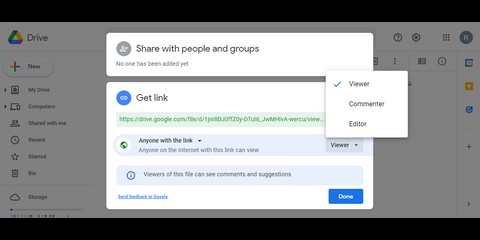 Gmail이 아닌 계정과 Google Drive 파일·폴더 공유하는 방법
