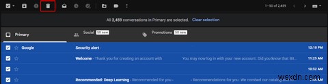 Gmail에서 모든 이메일 한 번에 삭제하는 방법
