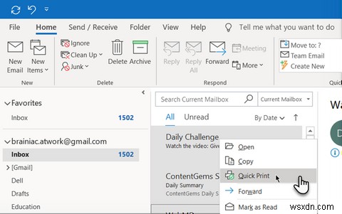 어디서나 이메일을 인쇄하는 방법: Gmail부터 Outlook, 모바일까지 완벽 가이드