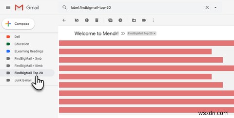 Gmail에서 첨부 파일이 있는 메일을 빠르게 찾는 방법