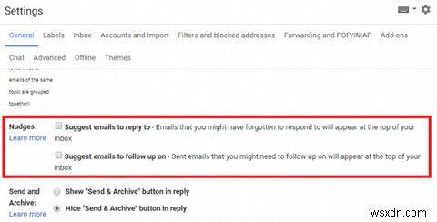 Gmail 넛지(Nudge) 기능이란? 켜고 끄는 방법 총정리
