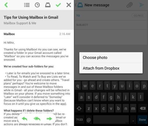 메일박스(Mailbox), 안드로이드 출시 — 과연 Gmail을 대체할 수 있을까?