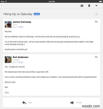 iOS용 Gmail 앱 업데이트, iPad 멀티태스킹에 최적화된 새로운 디자인 공개