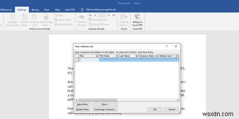 Microsoft Word에서 편지 병합(Mail Merge) 하는 방법 – 엑셀 데이터로 대량 이메일 개인화하기