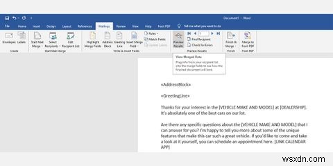 Microsoft Word에서 편지 병합(Mail Merge) 하는 방법 – 엑셀 데이터로 대량 이메일 개인화하기