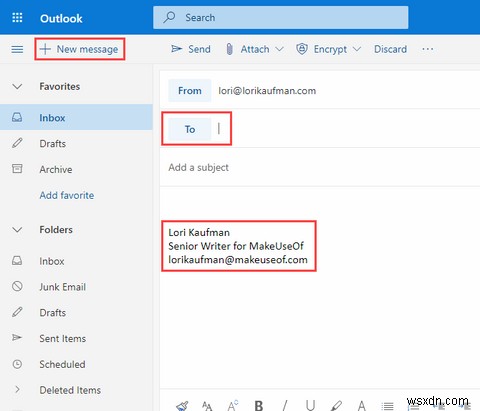 Microsoft Office 365 Outlook 웹앱에서 이메일 서명 추가하는 방법 (단계별 가이드)