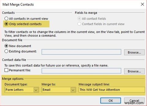 Outlook 메일 병합(Mail Merge)으로 개인화된 대량 이메일 몇 분 만에 보내기