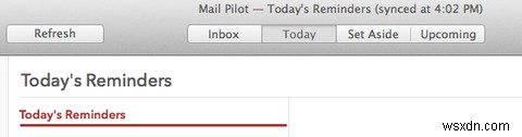 할 일 목록처럼 이메일을 관리하는 앱  Mail Pilot , 맥 OS X용으로 정식 출시