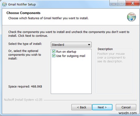 구글 Gmail 알리미(Gmail Notifier)로 시스템 트레이에서 새 메일 확인하는 법