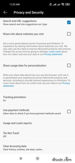 Microsoft Edge에서 캐시 및 검색 데이터 삭제하는 방법 총정리
