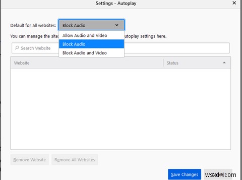 파이어폭스(Firefox)에서 자동 재생 차단 또는 허용하는 방법