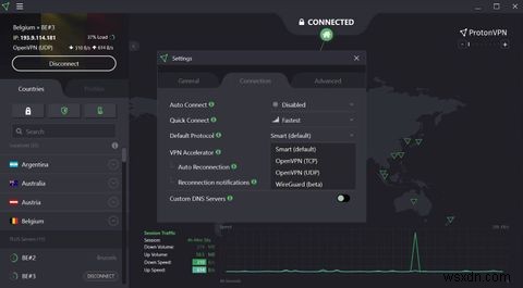 ProtonVPN에서 WireGuard 프로토콜 활성화하는 방법