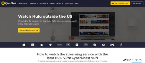 미국 밖에서도 Hulu 시청 가능할까? Hulu 스트리밍에 최적화된 최고의 VPN 10선