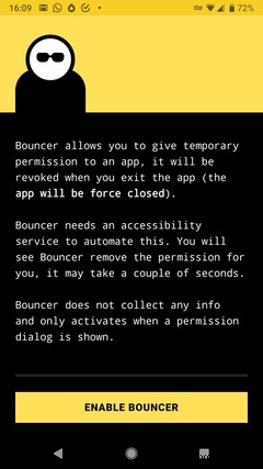 안드로이드 앱에 임시 권한을 부여하는 방법 – Bouncer 활용 가이드