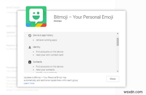 비트모지(Bitmoji), 정말 개인 정보를 위협하는 앱일까?