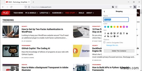 Firefox 멀티 계정 컨테이너 사용법 – 브라우징 활동 분리부터 탭 관리까지