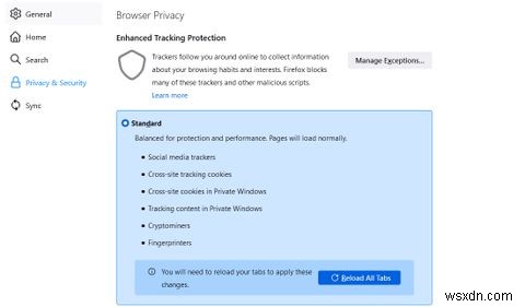 Firefox의 향상된 추적 방지 기능으로 온라인 보안을 지키는 방법