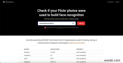 내 플리커(Flickr) 사진이 얼굴 인식 AI 학습에 사용됐는지 확인하는 방법