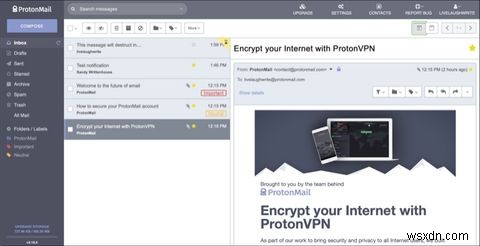 프로톤메일(ProtonMail): 필수 이메일 보안과 원하는 기능을 모두 갖춘 서비스