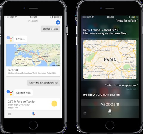 구글 어시스턴트 vs Siri, 아이폰에서 더 나은 음성 비서는?
