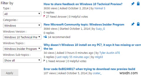 Windows 10 기술 프리뷰(Technical Preview)를 메인 OS로 사용하면 안 되는 이유