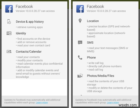 침입적 권한 없는 페이스북 이용법: 안드로이드용  Tinfoil for Facebook  완벽 가이드