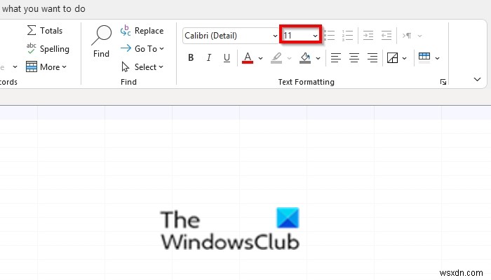 Microsoft Access에서 글꼴 서체, 크기, 색상 변경하는 방법