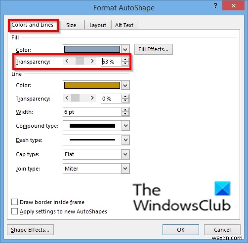 Microsoft Publisher에서 그림 배경 또는 도형을 투명하게 만드는 방법
