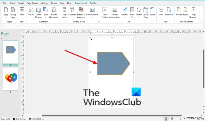Microsoft Publisher에서 그림 배경 또는 도형을 투명하게 만드는 방법