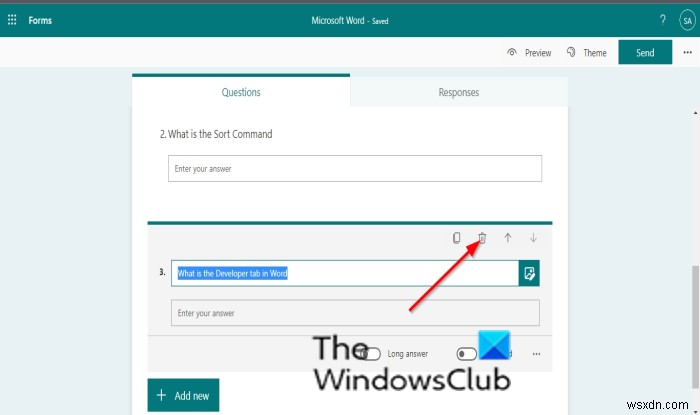 Microsoft Forms에서 모든 질문이 표시되지 않을 때 해결 방법