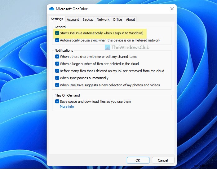 Windows 11/10 시작 시 OneDrive가 자동으로 실행되지 않을 때 해결 방법