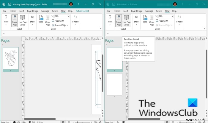 Microsoft Publisher에서 페이지와 창을 재정렬하는 방법