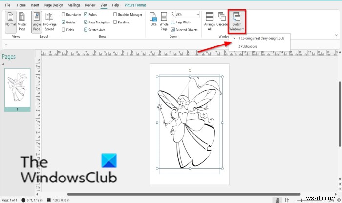 Microsoft Publisher에서 페이지와 창을 재정렬하는 방법