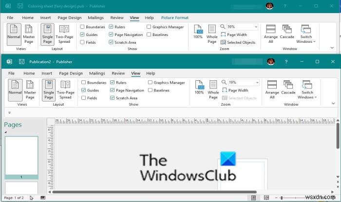 Microsoft Publisher에서 페이지와 창을 재정렬하는 방법