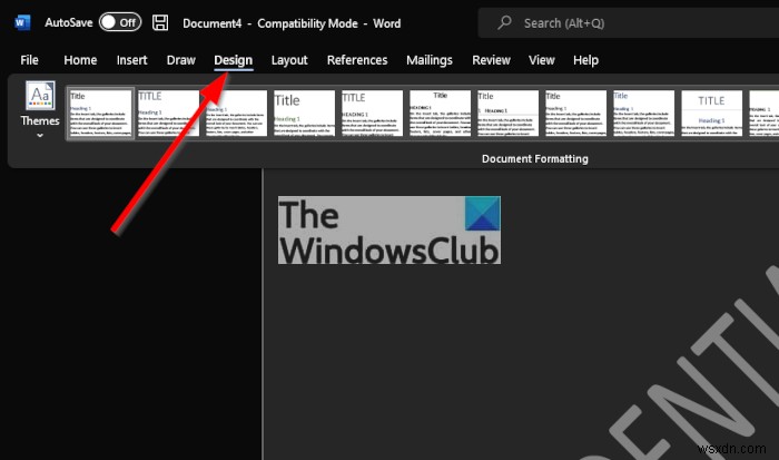 MS 워드(Microsoft Word)에서 워터마크 제거하는 방법 총정리