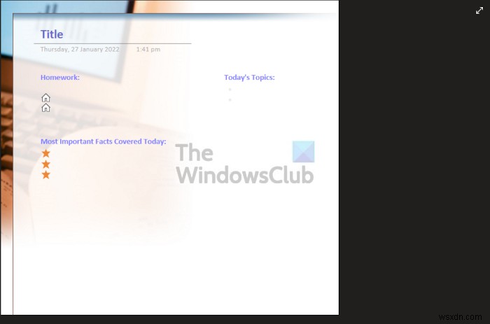 학생을 위한 최고의 무료 OneNote 템플릿 5가지
