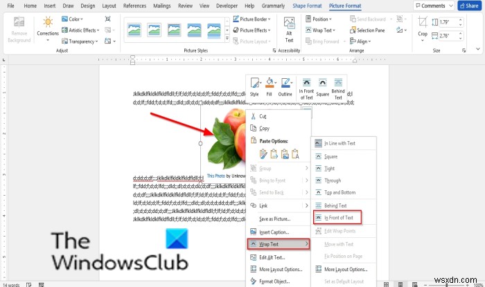 Microsoft Word에서 그림을 자유롭게 이동하는 방법