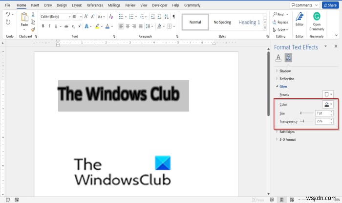 마이크로소프트 워드(MS Word)에서 글꼴을 흐리게 만드는 방법