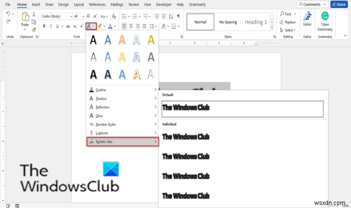 마이크로소프트 워드(MS Word)에서 글꼴을 흐리게 만드는 방법