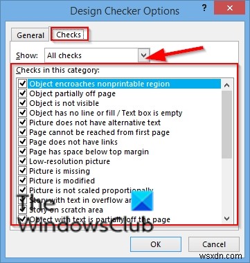 Microsoft Publisher에서 디자인 검사기를 사용하는 방법