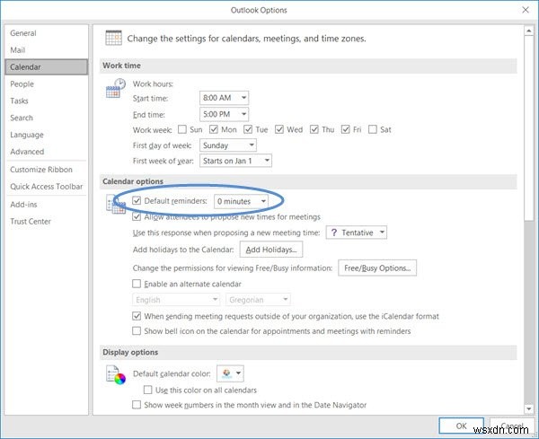 Outlook 캘린더 이메일 알림 완전히 끄는 방법