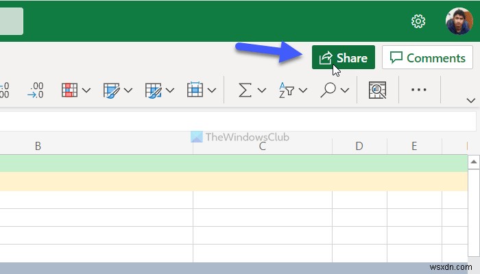 Excel Online에서 파일 공유 시 만료 날짜와 암호 설정하는 방법